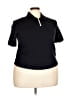 Unbranded Black Blue Short Sleeve Polo Size 2X (estimated) - photo 1