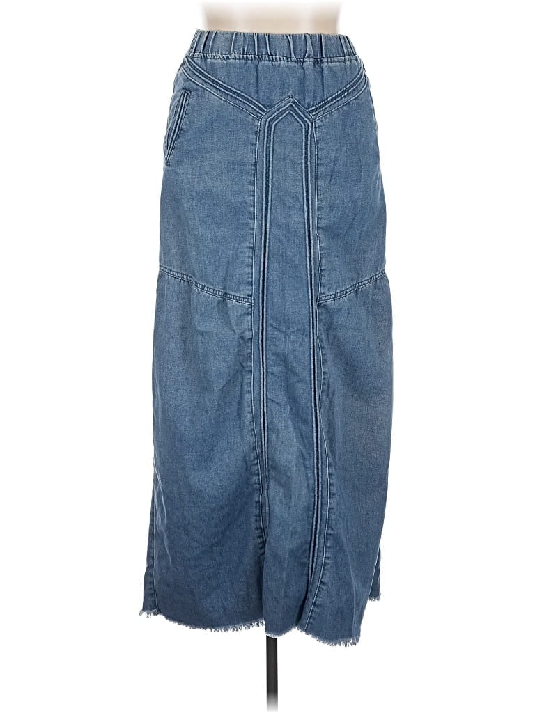 UNBRANDED Pre-owned Denim Skirt In Blue