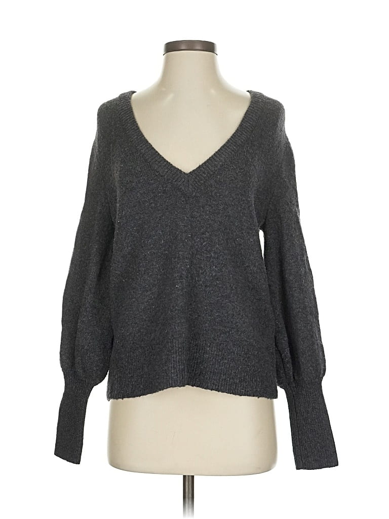 Pre-owned Madewell Pullover Sweater In Gray