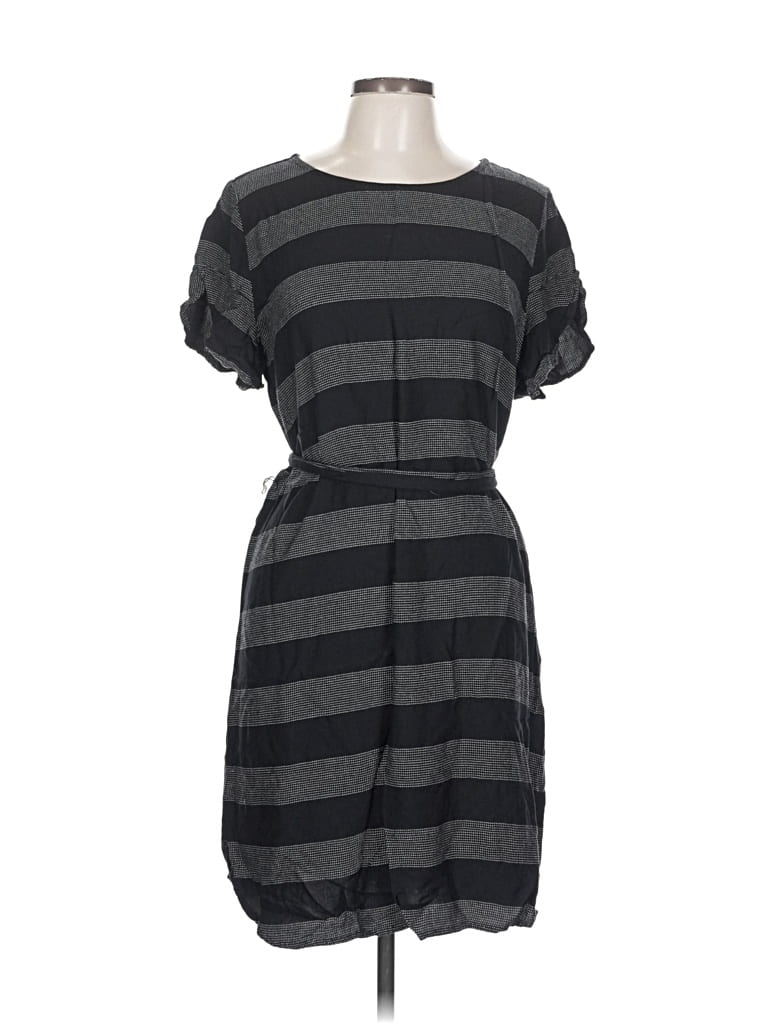 Pre-owned Ann Taylor Loft Casual Dress In Gray