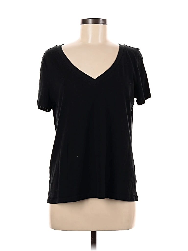 Pre-owned Gap Short Sleeve T-shirt In Black