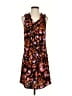 CAbi 100% Polyester Hearts Brown Casual Dress Size XS - photo 1