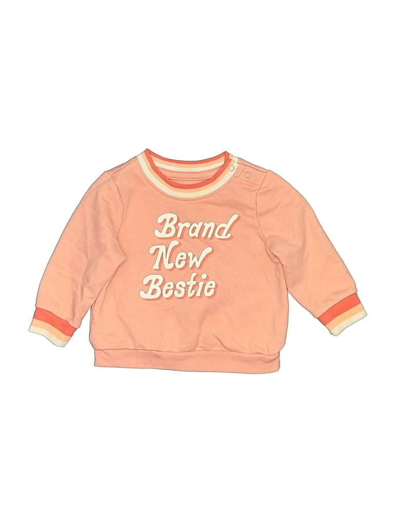 Pre-owned Cat & Jack Babies' Sweatshirt In Orange