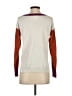 Pearl Color Block Orange Pullover Sweater Size S - photo 2