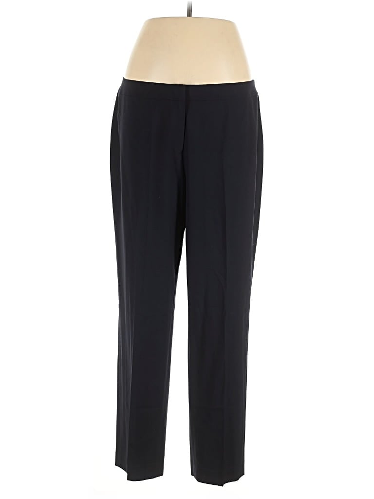 Pre-owned Lafayette 148 Wool Pants In Black