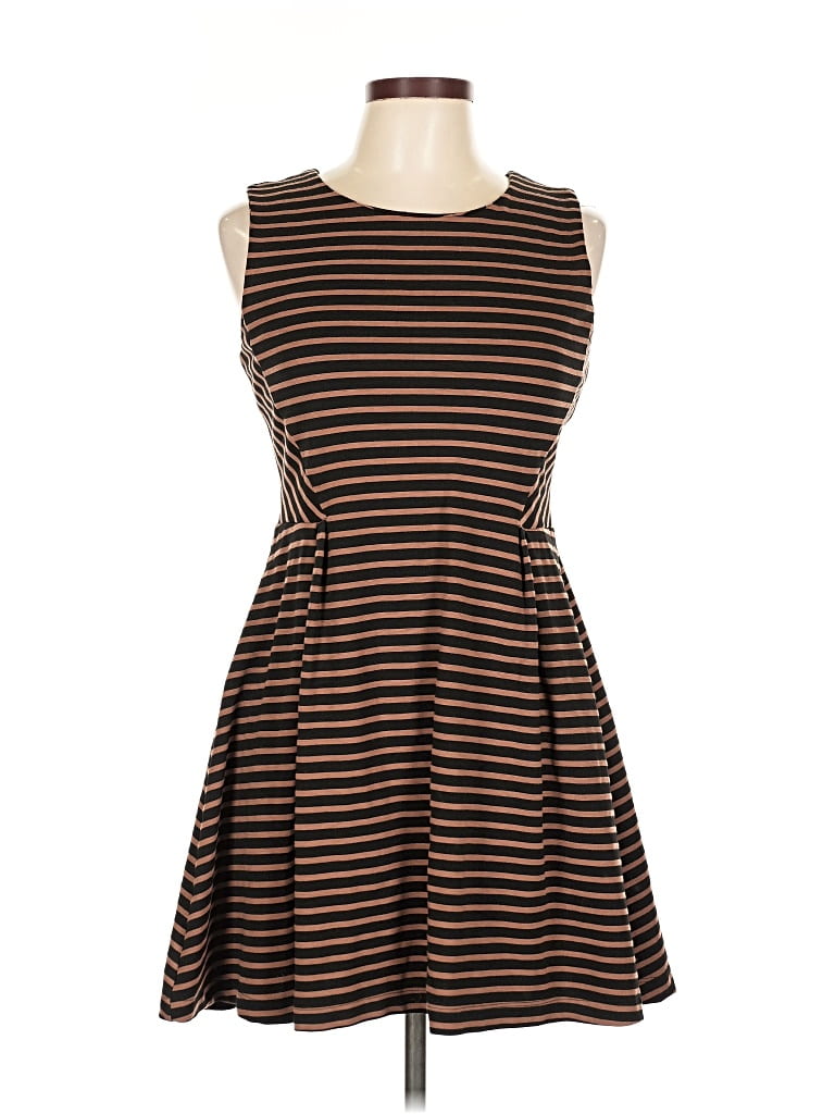 Pre-owned Bar Iii Casual Dress In Brown