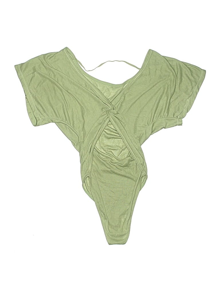 Pre-owned Intimately By Free People Bodysuit In Green
