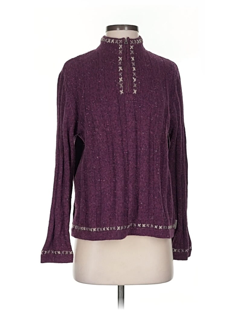 Pre-owned Woolrich Pullover Sweater In Purple