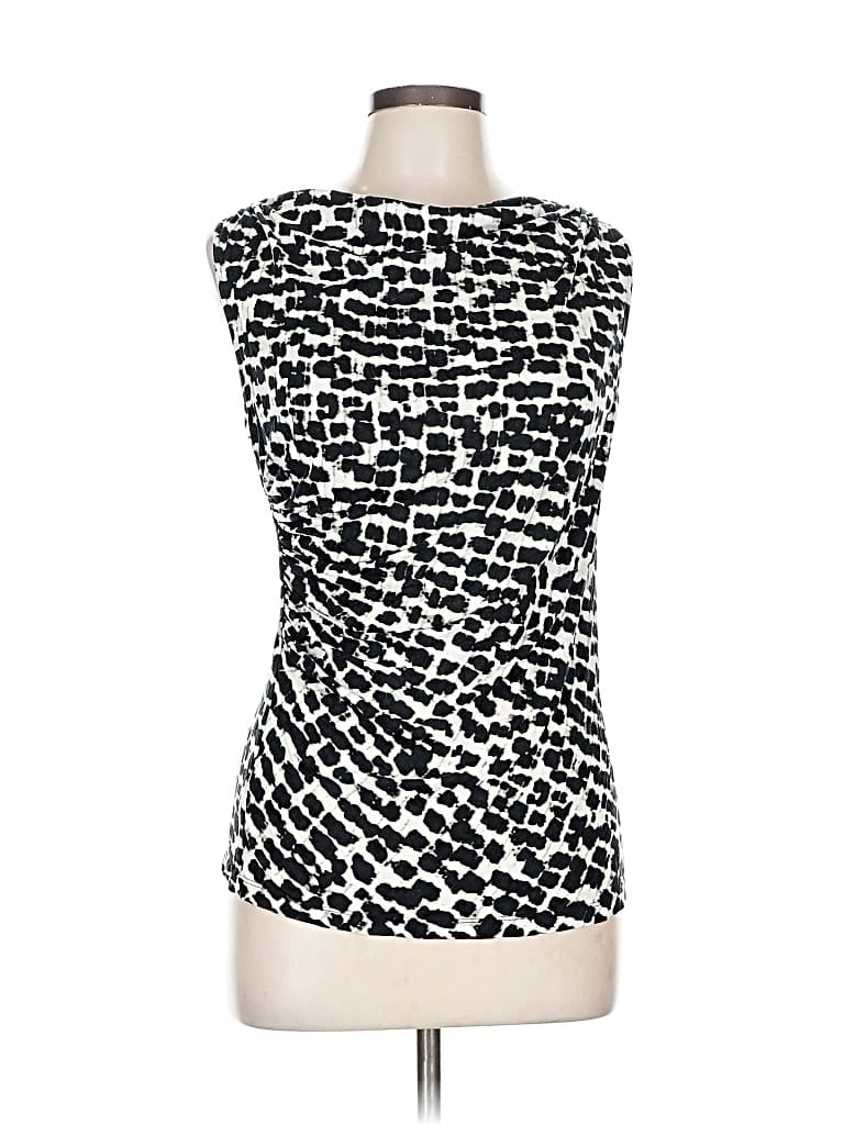 Pre-owned Ann Taylor Sleeveless Blouse In Black