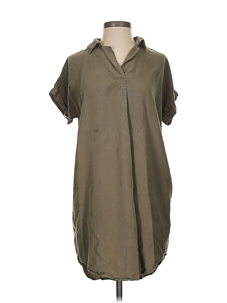 Pre-owned Thread & Supply Casual Dress In Brown