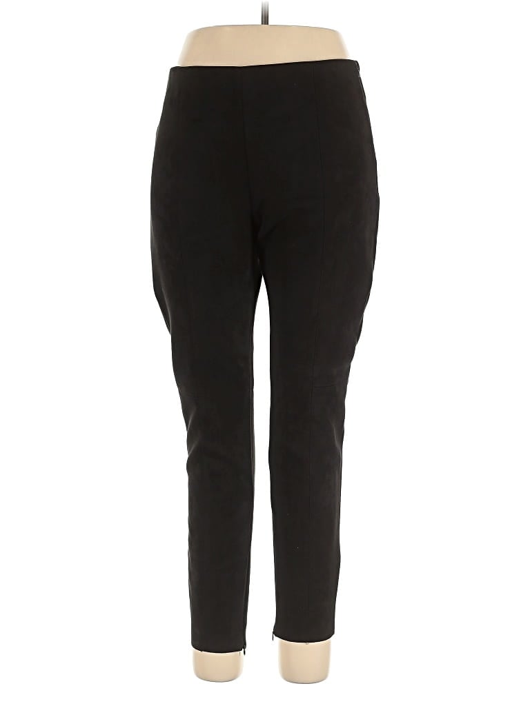 Pre-owned Zara Basic Casual Pants In Black