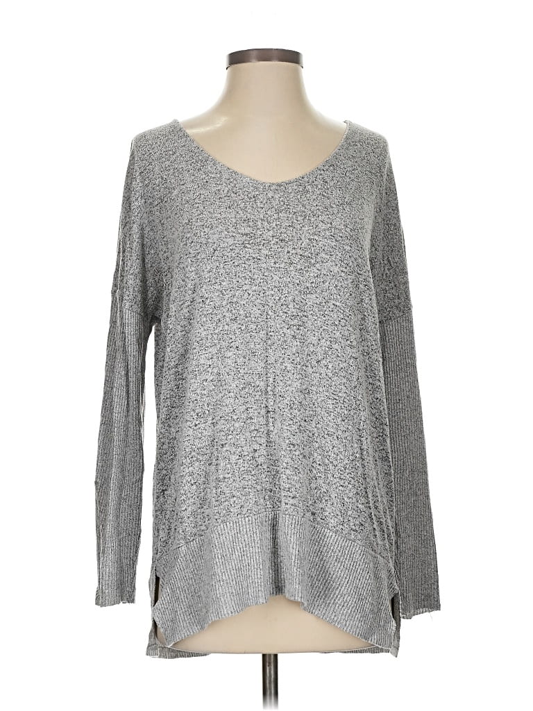 Pre-owned Time And Tru Pullover Sweater In Silver