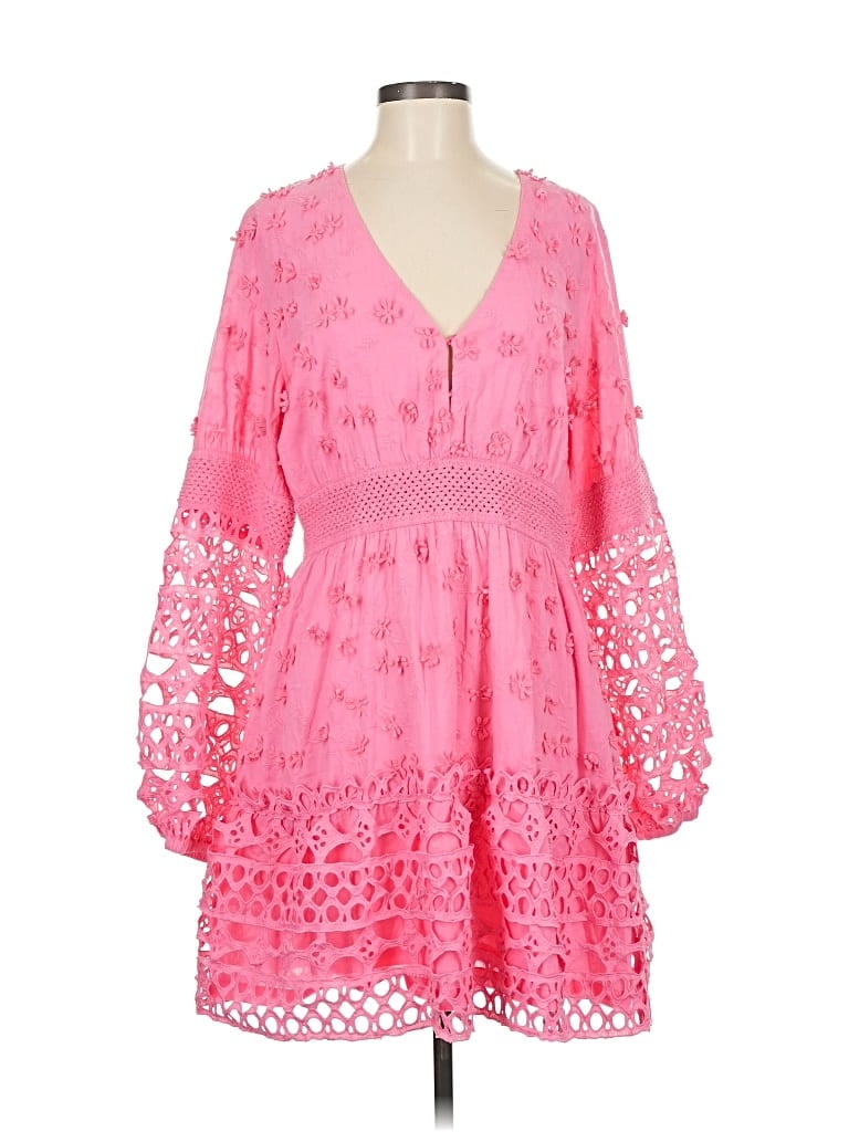 Pre-owned Boston Proper Cocktail Dress In Pink