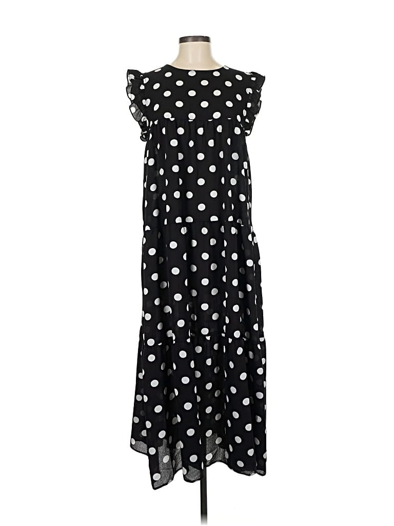 Pre-owned Asos Design Casual Dress In Black