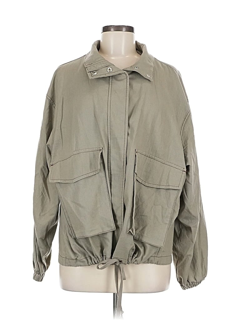 Pre-owned Asos Design Jacket In Green