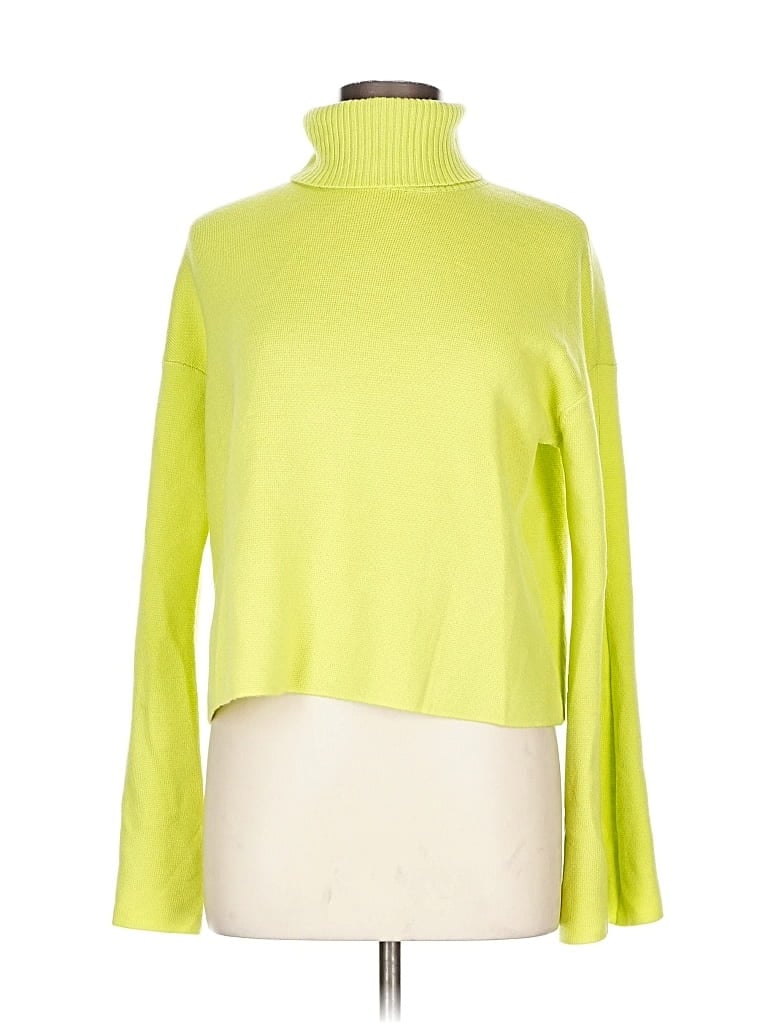 Pre-owned W By Worth Wool Pullover Sweater In Yellow