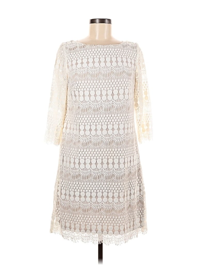 Pre-owned Jessica H Cocktail Dress In White