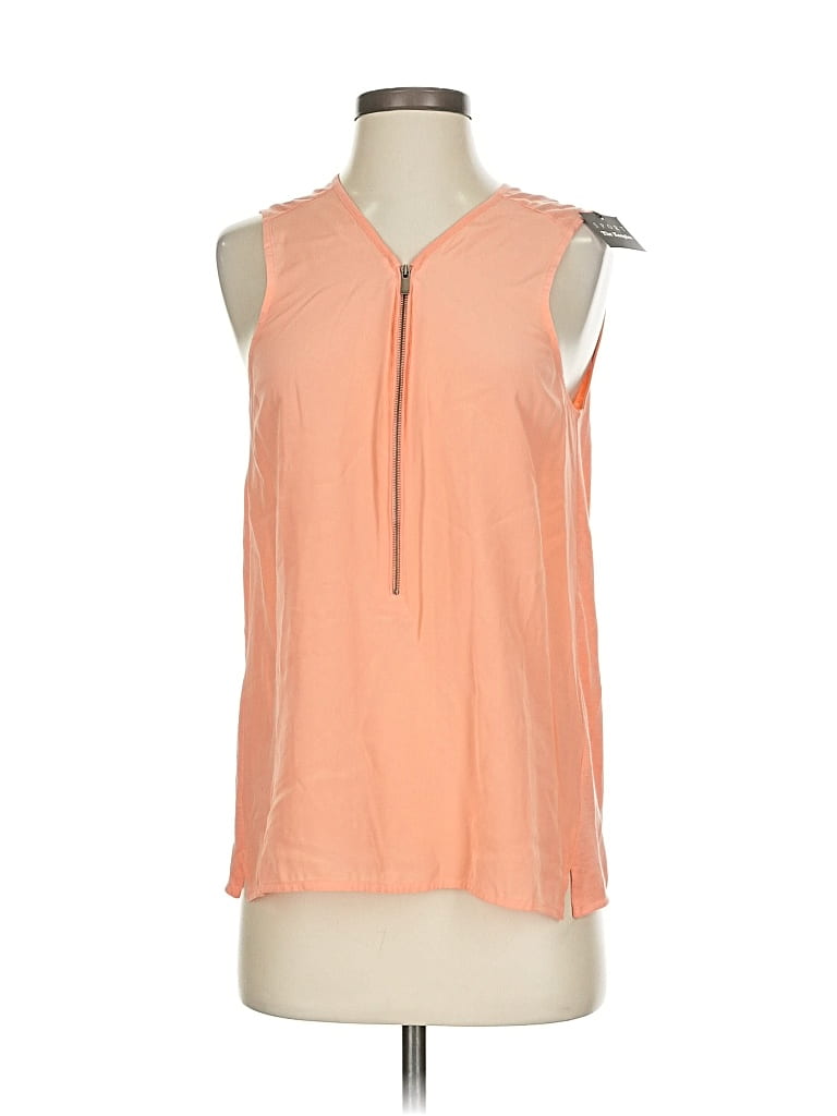 Pre-owned The Kooples Sleeveless Blouse In Orange