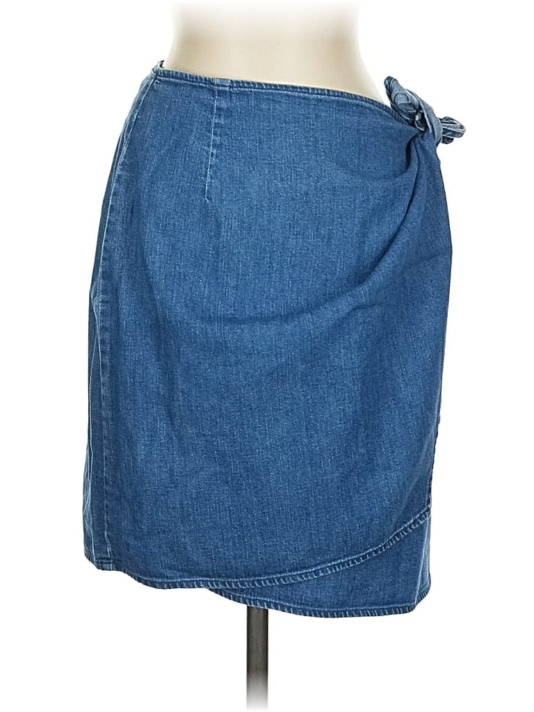 Pre-owned Gap Denim Skirt In Blue