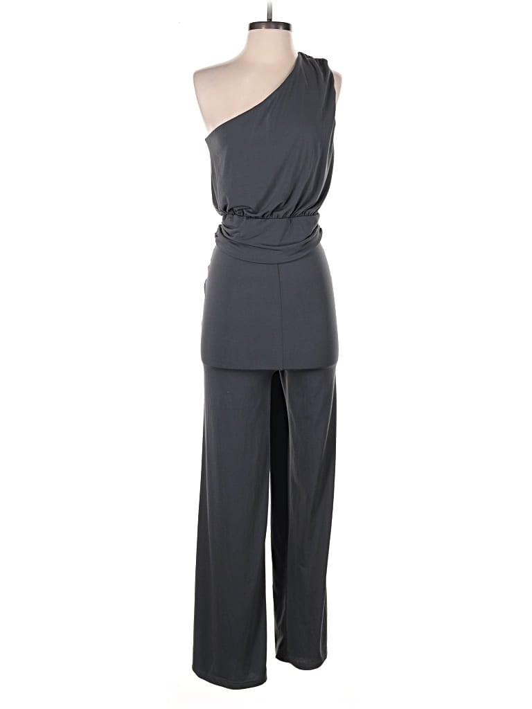 Pre-owned Velvet Torch Jumpsuit In Gray