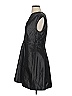 Halston Heritage Metallic Black Cocktail Dress Size 2 - photo 5