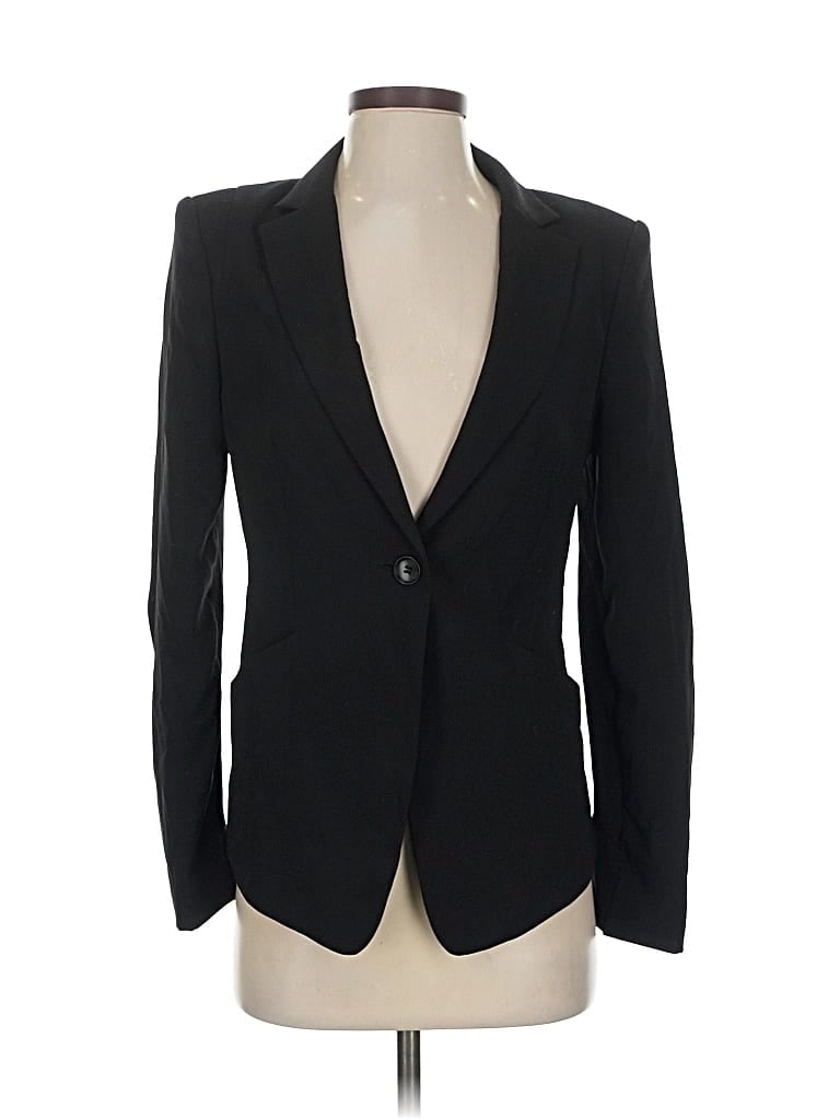 Pre-owned Bcbgmaxazria Blazer Jacket In Black