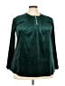 Unbranded Green Long Sleeve Henley Size 3X - photo 1
