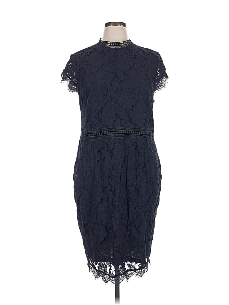 Pre-owned H&m Cocktail Dress In Blue