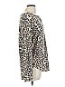 Sew in Love Animal Print Gray Pullover Sweater Size L - photo 4