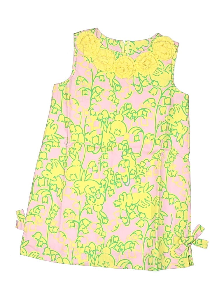 Pre-owned Lilly Pulitzer Kids' Dress In Yellow