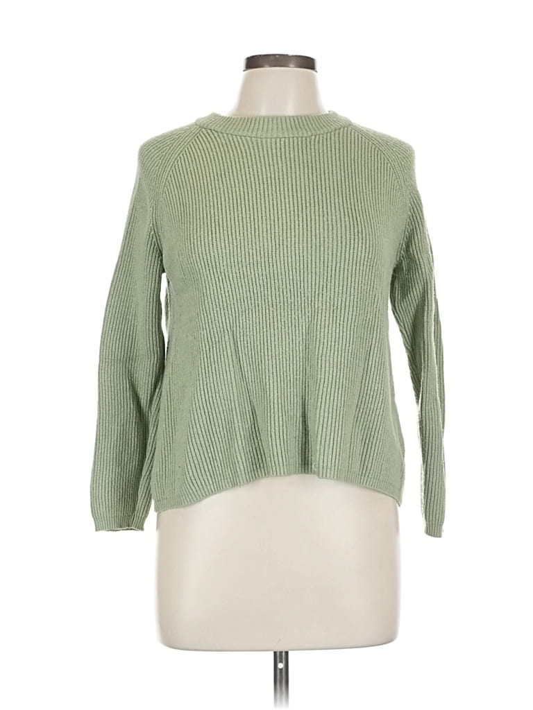 Pre-owned T Tahari Pullover Sweater In Green