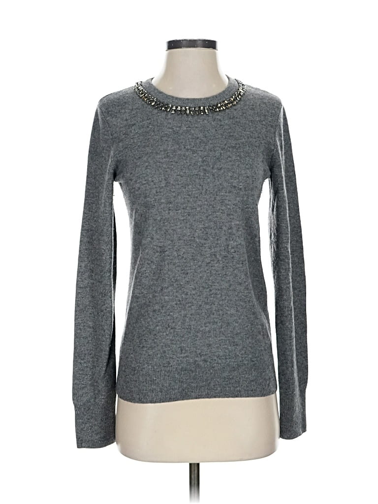 Pre-owned Equipment Wool Pullover Sweater In Gray