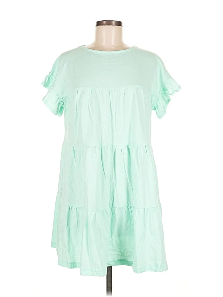 Pre-owned Asos Design Casual Dress In Green