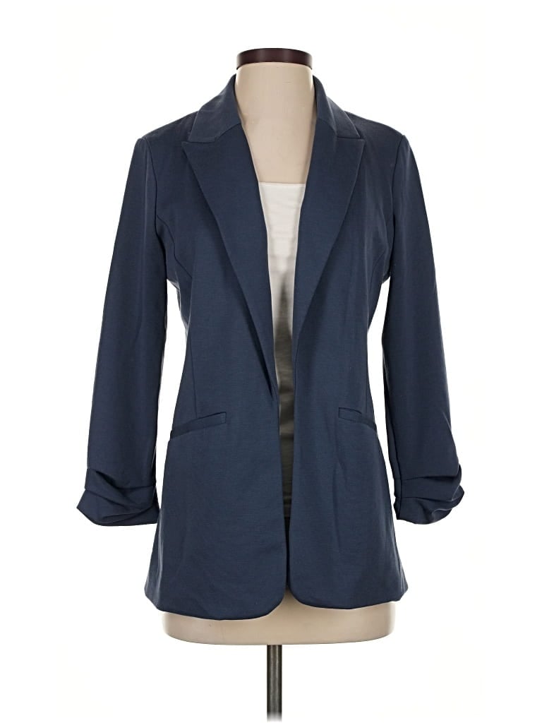 Pre-owned Nine West Blazer Jacket In Blue