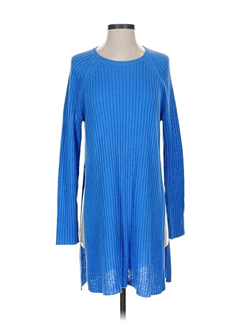 Pre-owned Eileen Fisher Casual Dress In Blue