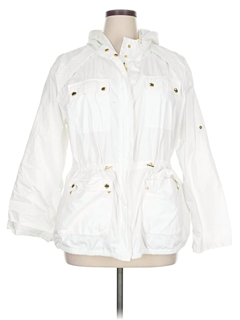 Pre-owned Michael Michael Kors Jacket In White