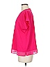 DKNY 100% Polyester Pink Short Sleeve Blouse Size M - photo 5