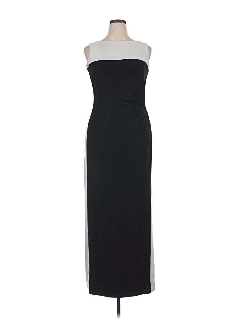 Pre-owned Chaps Cocktail Dress In Gray