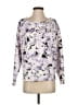 Juicy Couture Floral Purple Pullover Sweater Size S - photo 1