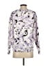 Juicy Couture Floral Purple Pullover Sweater Size S - photo 2