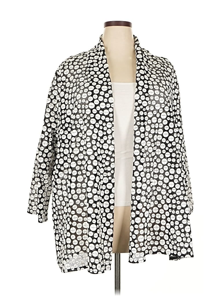 Pre-owned Caroline Rose Coat In White