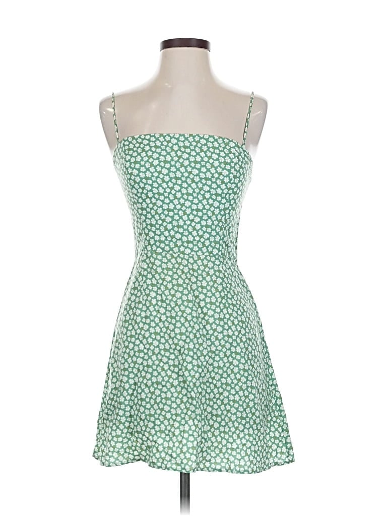 Pre-owned Reformation Cocktail Dress In Green