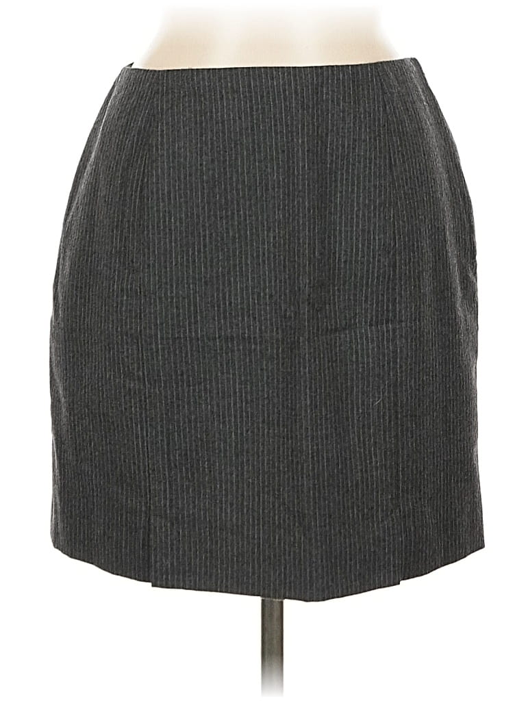 Pre-owned Banana Republic Formal Skirt In Gray