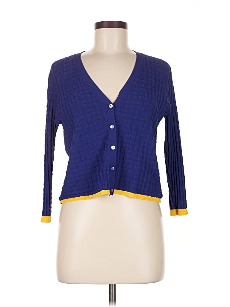 Pre-owned Autumn Cashmere Cardigan Sweater In Blue