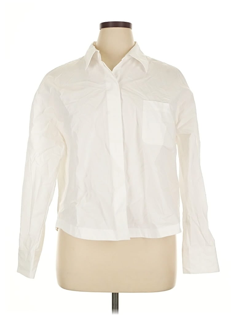 Vsx Sport Long Sleeve Button Down Shirt In White