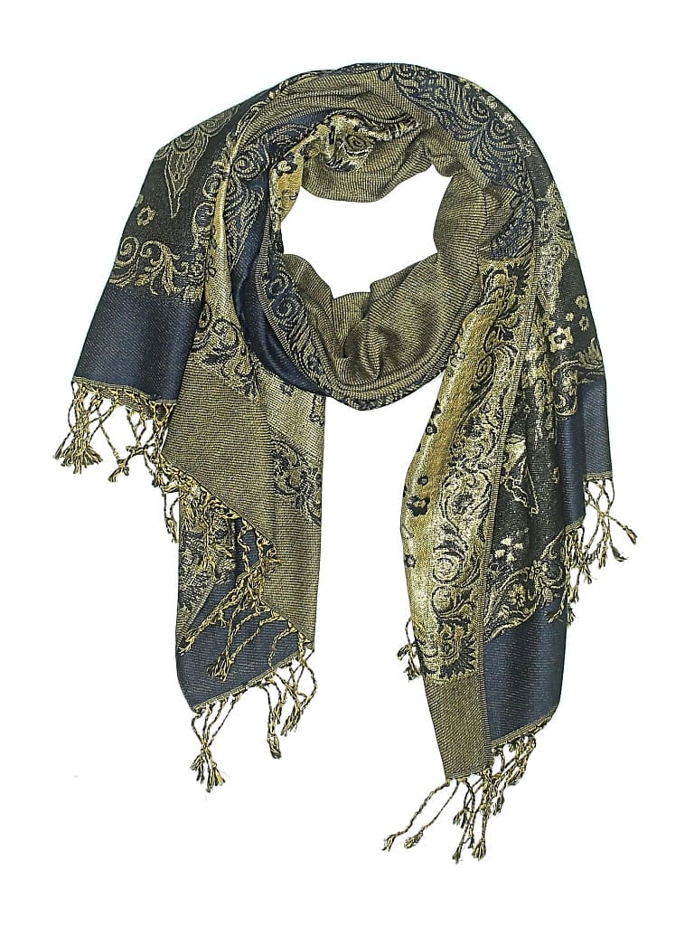 Pre-owned Unbranded Scarf In Black