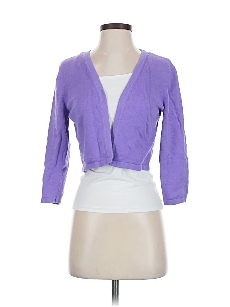 Pre-owned North Style Cardigan Sweater In Purple