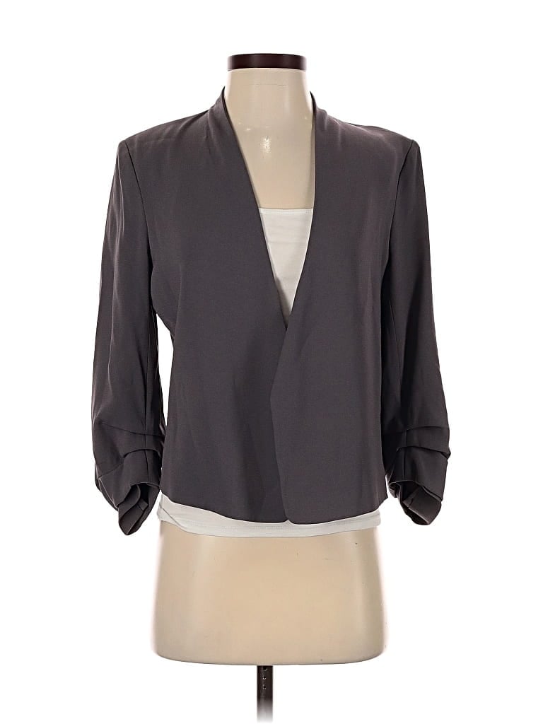 Pre-owned Babaton Blazer Jacket In Gray