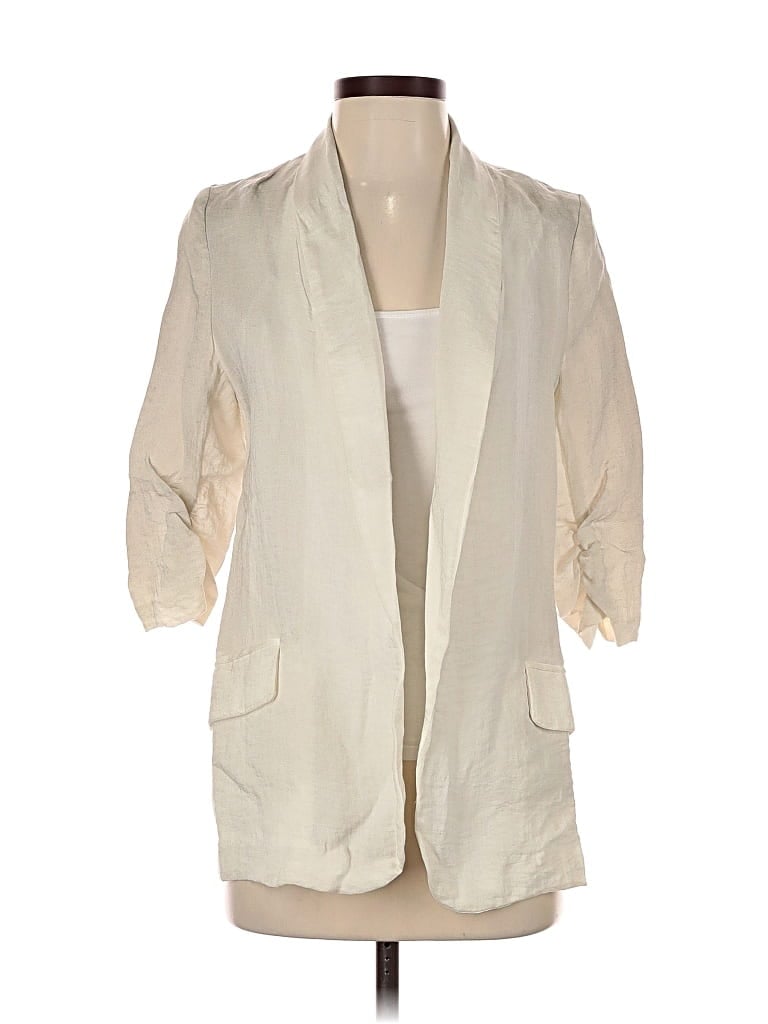 Pre-owned Aqua Cardigan Sweater In White