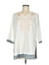 Andree by UNIT White 3/4 Sleeve Blouse Size M - photo 1